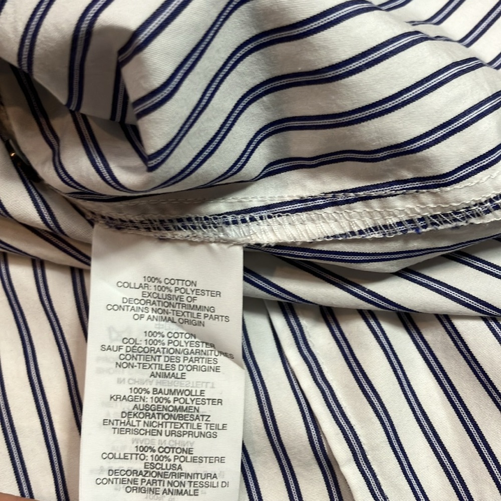 J Crew Striped Button Down With Sequin Collar - image 6